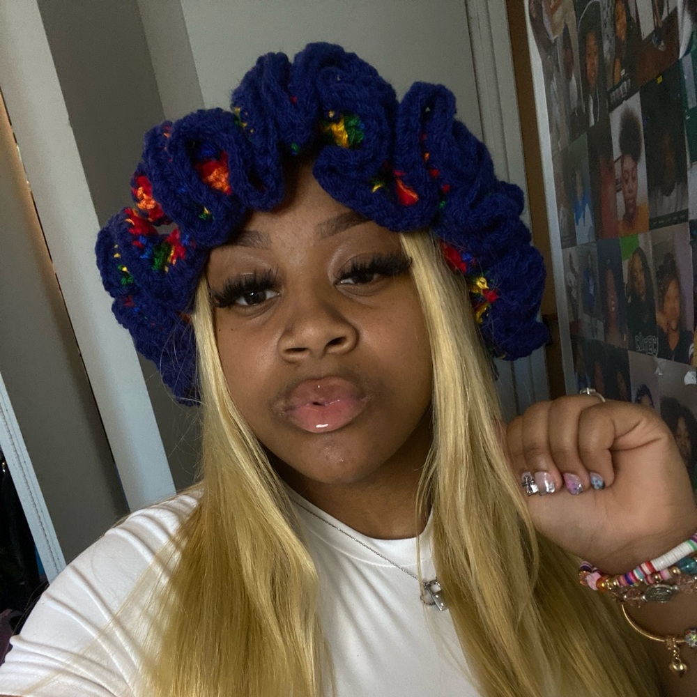 Hand crochet bucket hat